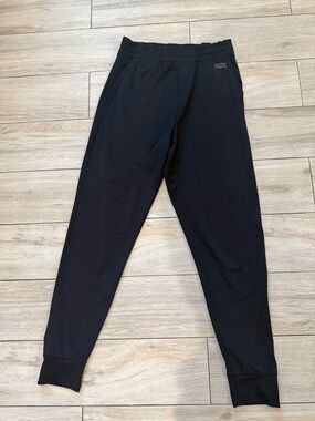 PINK Victoria's Secret Black womens Athletic Jogger Pants
